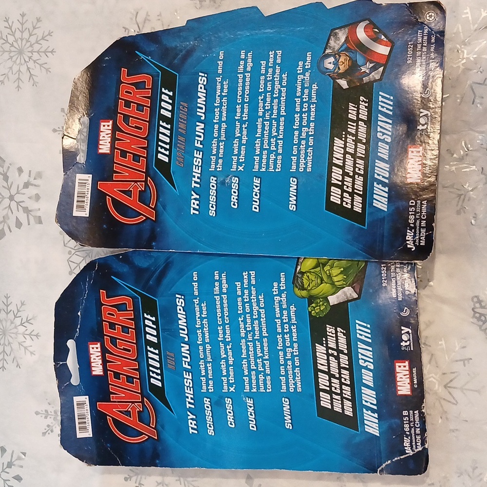 ๐3/$15๐ Marvel Jump Ropes - Picture 2 of 2